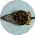 Imperial Osetra Malossol caviar, 30 g tin